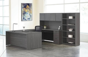 NAP-Series 71" U-Shape Desk with 4-Door Hutch (Customize)