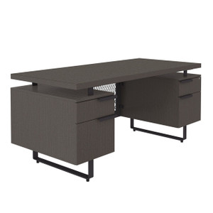 Palis Collection Double Pedestal Desk - 66" x 30" Palis Collection Double Pedestal Desk - 66" x 30"
