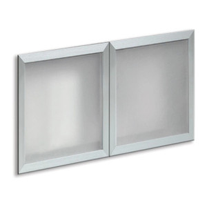 OSL-Series Optional Silver Glass Hutch Doors 3 OSL-Series Optional Silver Glass Hutch Doors 3