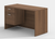 AM-Series 48" x 30" Executive Desk with Single Suspended Pedestal