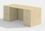 Am-Series 66" Executive Desk with Double Pedestals