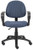 Blue Fabric Deluxe Posture Task Chair with Loop Arms
