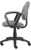 Grey Fabric Deluxe Posture Task Chair with Loop Arms