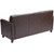 Diplomat Series Brown Leather Sofa