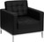 Lacey Series Contemporary Black Leather Chair