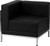 Imagination Series Black Leather 4 Piece Chair & Ottoman Set