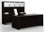 AM-Series 71" Executive Desk with Box/File kneespace Credenza and Aluminum Frame/Glass Hutch