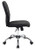 Tiffany Task Chair in Black with Crystal Button Tufting and Casters