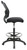 Deluxe Dark Back Drafting Chair with Black Mesh Seat