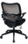 Deluxe Latte Back Chair with Black Mesh Seat