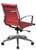 Mid Back Red Eco Leather Chair