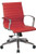 Mid Back Red Eco Leather Chair
