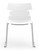 Tikal Traffic White Sled Base Side Chair
