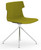 Tikal Moss Green Spider Leg Upholstered Side Chair