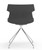 Tikal Dark Pewter Spider Leg Upholstered Side Chair