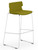 Tikal Moss Green Upholstered High Chair