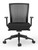 Oroblanco Mid Back Black Task Chair with Casters