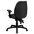 High Back Gray Fabric Multifunction Ergonomic Executive Swivel Chair with Adjustable Arms