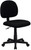 Mid-Back Black Fabric Swivel Task Chair