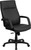 High Back Black Leather Executive Swivel Chair with Memory Foam Padding with Arms