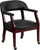 Black Vinyl Luxurious Conference Chair with Casters