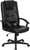 High Back Black Leather Executive Swivel Chair with Arms [DXGOi7102]