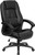 High Back Black Leather Executive Swivel Chair with Arms [DXGOi7145iBK]