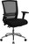 24/7 Intensive Use 300 lb. Rated Black Mesh Multifunction Executive Swivel Chair with Seat Slider