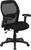 Mid-Back Black Super Mesh Executive Swivel Chair with Adjustable Arms