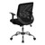 Mid-Back Black Mesh Swivel Task Chair with Arms [DXLFiW95iMESHiBK]