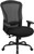 24/7 Intensive Use Big & Tall 400 lb. Rated Black Mesh Multifunction Swivel Chair with Synchro-Tilt
