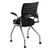 Galaxy Mobile Nesting Chair with Arms and Black Fabric Seat
