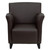 Roman Series Brown Leather Lounge Chair [DXZBiROMANiBROWN]