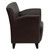Roman Series Brown Leather Lounge Chair [DXZBiROMANiBROWN]