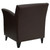 Roman Series Brown Leather Lounge Chair [DXZBiROMANiBROWN]
