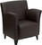Roman Series Brown Leather Lounge Chair [DXZBiROMANiBROWN]