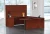 NAP-Series Bullet Front U-Shape Executive Desk with Hutch (Customize)