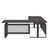 Palis Collection L-Shape Industrial Fully Height Adjustable Desk - 72" x 78"