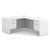 OSL-Series Executive Office Desk L - Shape - 66" x 77" with Double 3/4 Pedestal