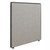 OSL-Series  36"W X 42"H Upholstered Panel in Designer Pewter Fabric with a Charcoal Frame.