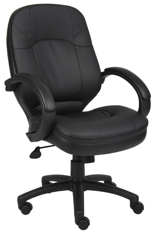 Leather Executive Chair - Black