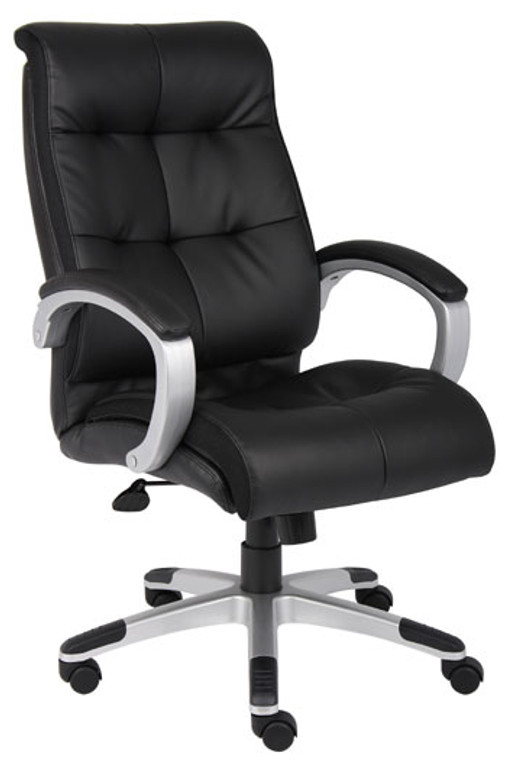 Double Plush Black High Back Executive Chair