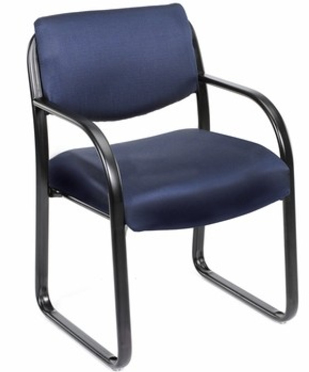 Blue Fabric Guest Chair