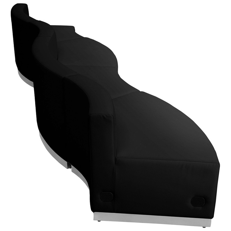 Alon Series Leather Reception Set, 4 Pieces