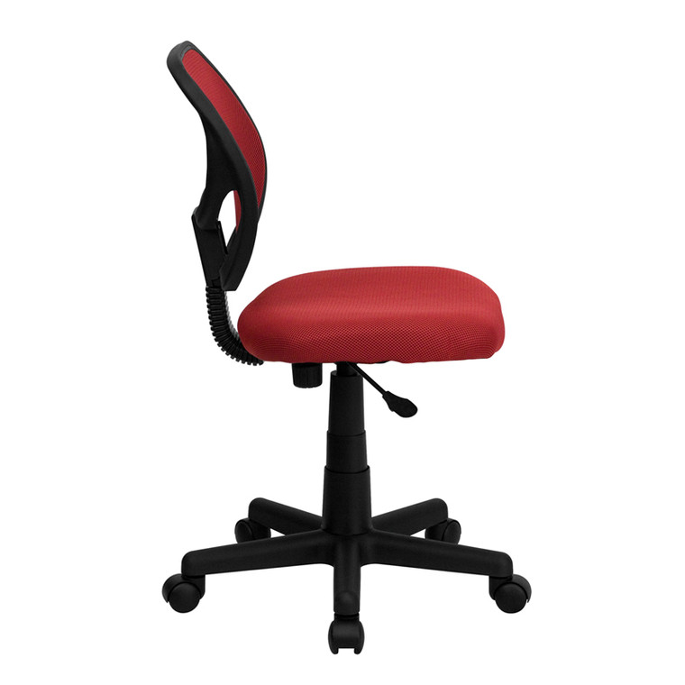 Mid-Back Red Mesh Task Chair