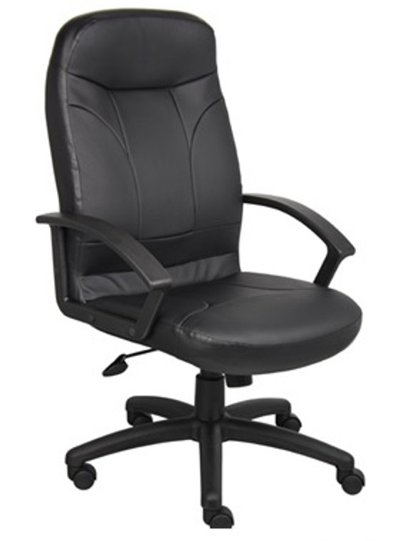 High Back Black Leather Executive Chair (MB8401)