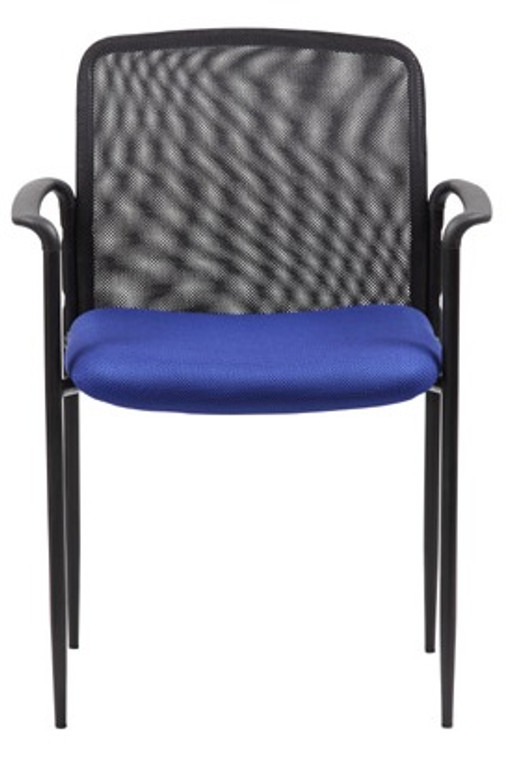 Blue Mesh Stack Guest Chair