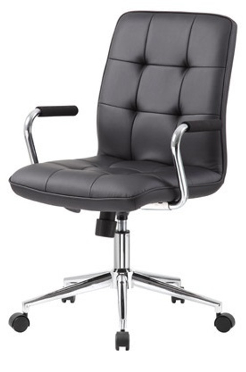 Modern CaressoftPlus Task Chair with Arms and Casters