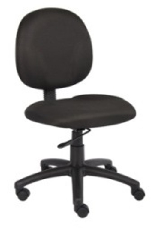 Mid-Back Ergonomic Armless Fabric Task Chair