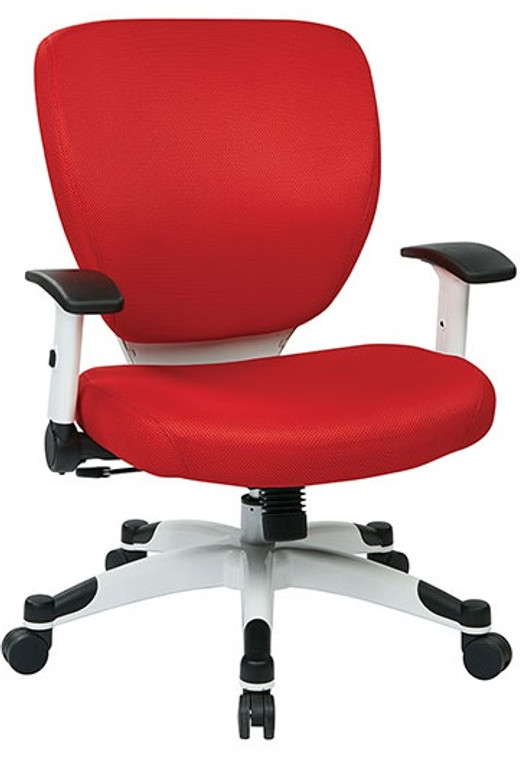 Pro Deluxe Red Mesh Task Chair